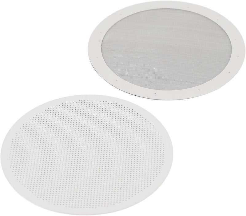 LiebeWH Stainless Steel Coffee Filter Disk, Reusable Mesh Coffee Filter for French Press, 2.4 Inch Round Maker Accessory for Smooth Rich Flavor (No Papers) - Image 4