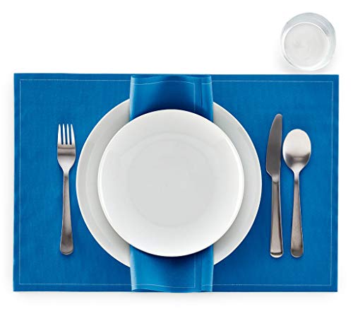 MY DRAP Cotton Dinner Napkin - 12.6 x 12.6 in - 12 units per roll - Royal Blue - Image 3