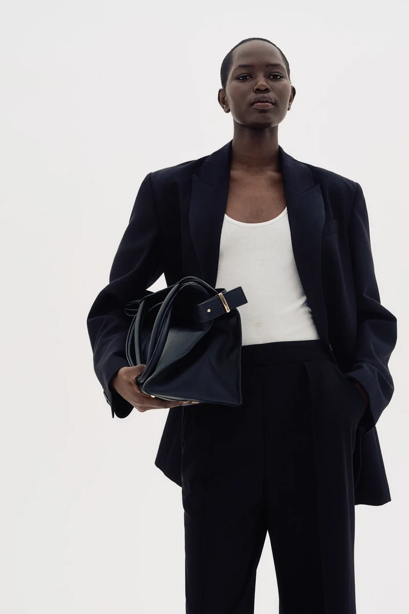 H&M High-Waisted Tailored Trousers