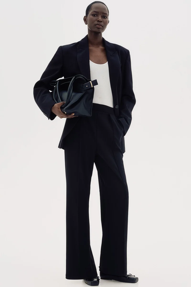 H&M High-Waisted Tailored Trousers