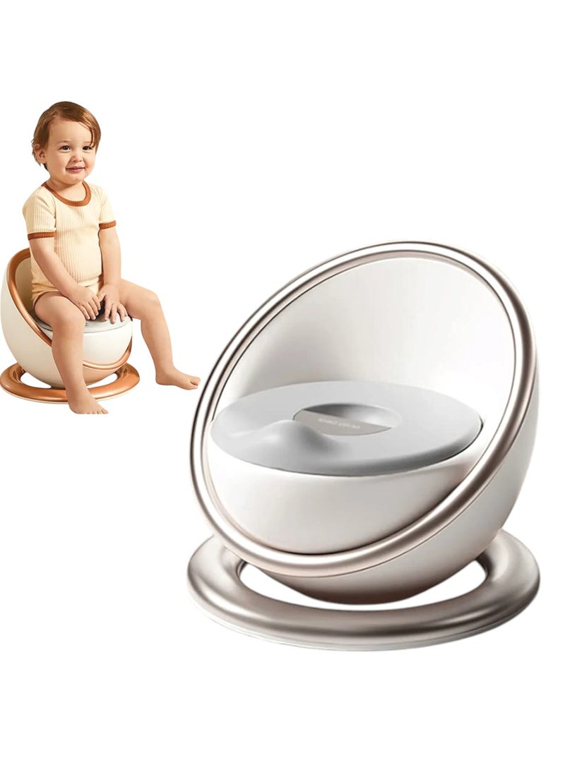 baby potty chair with an ergonomic design is a specially designed potty training tool that provides comfort and support for toddlers as they transition from diapers to using the toilet. The ergonomic design focuses on creating a comfortable and user-friendly experience for both the child and the parent. Here's a detailed description of its features and benefits: - Image 2