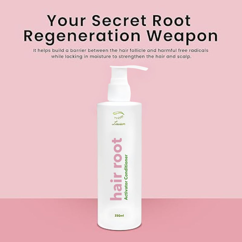 Liaison Hair Root Activator Conditioner for Women (250ml) - Thickening & Volumizing Formula for Fine Strands - Nourishing Conditioner Strengthens & Promotes Healthy Growth Hair & Adds Volume for Fuller Locks - Image 2