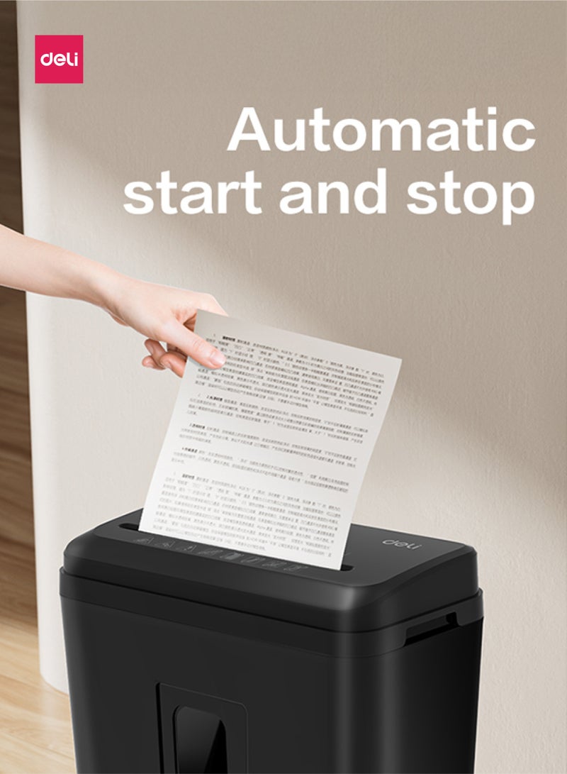 ديلي T016 ماكينة فرم أوراق صغيرة P4، فرم متقاطع 6 أوراق، سعة 12 لتر - Image 3