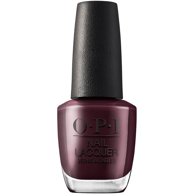 OPI Nail Lacquer Complimentary Wine | Opaque Dark Red CrÃ¨me Chip Resistant Nail Polish | Muse of Milan Collection - Image 2