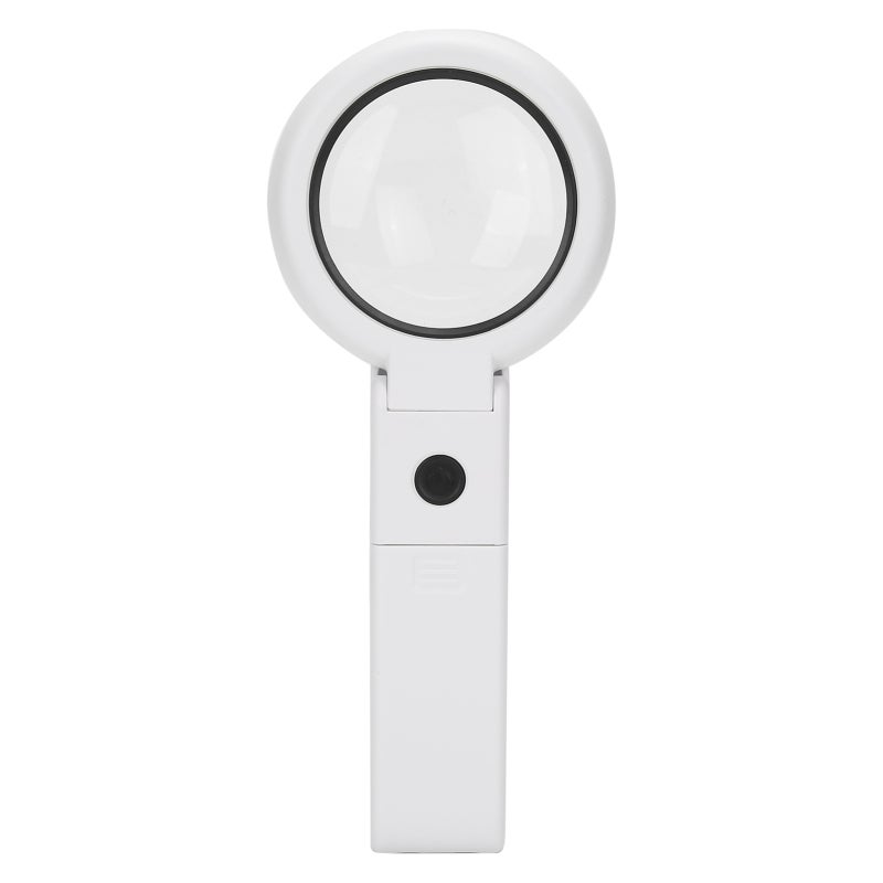 Illuminated Magnifying Glass 8 LED Ring Lights Foldable Hands-Free Stand - Soft Bright Light Reduces Eye Fatigue Portable LED Magnifier for Reading Crafts Coin Stamp Collection Seniors - Image 2