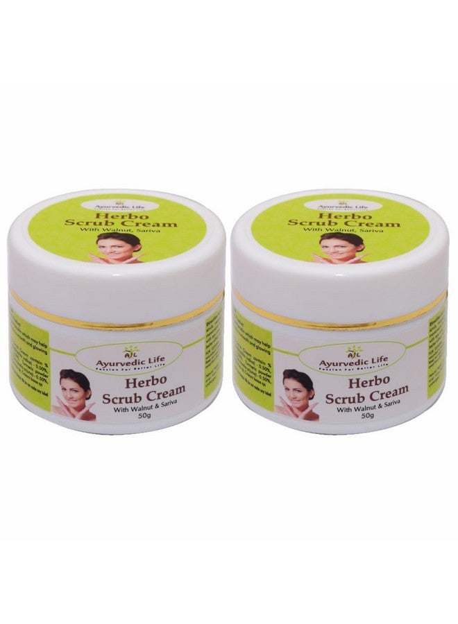 AL Ayurvedic Life Herbo Scrub Cream - 50g Pack of 2 - Image 1