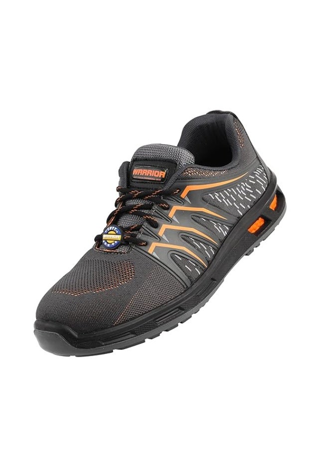 Liberty Warrior 3004-28 Safety Shoes for Men, Genuine Leather, Light Weight, Fibre Glass Toe, Industrial Shoes for Men, Orange Sizes-5UK-11UK - Image 4