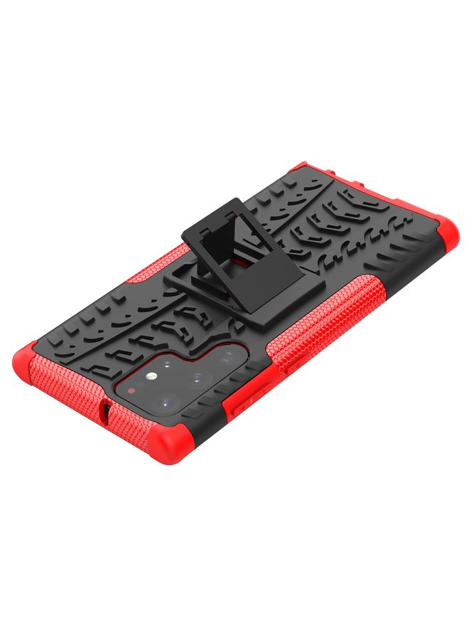 S-TOP Case For Samsung Galaxy S22 Ultra 5G Tire Texture TPU + PC Phone Case with Holder - Image 5
