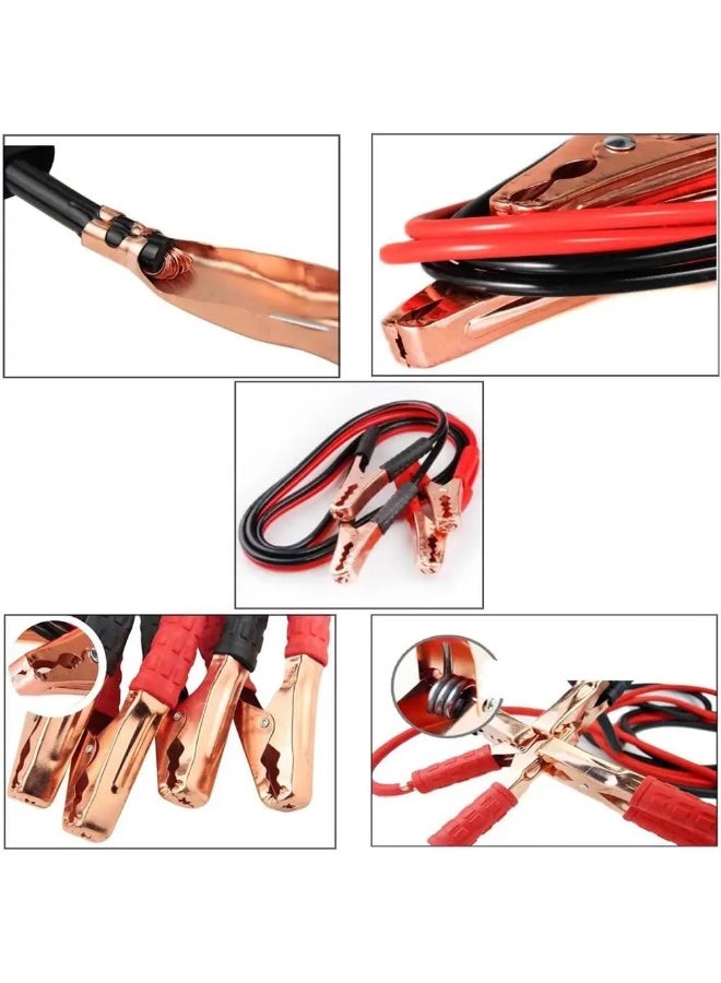 كابل بطارية سيارة 2000 أمبير – كابل قوي جدًا بمشابك نحاسية لتشغيل البطارية - Image 5