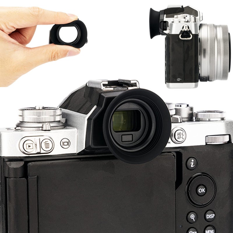 Kiorafoto Soft Silicon Camera Viewfinder Eyecup Eyepiece Eyeshade for Nikon Zfc Z fc Camera Replaces Nikon DK-32 Eye Cup Protector - Image 1