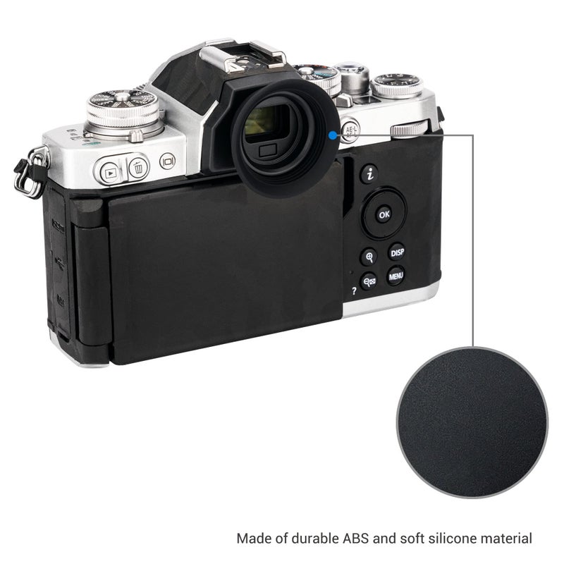 Kiorafoto Soft Silicon Camera Viewfinder Eyecup Eyepiece Eyeshade for Nikon Zfc Z fc Camera Replaces Nikon DK-32 Eye Cup Protector - Image 4