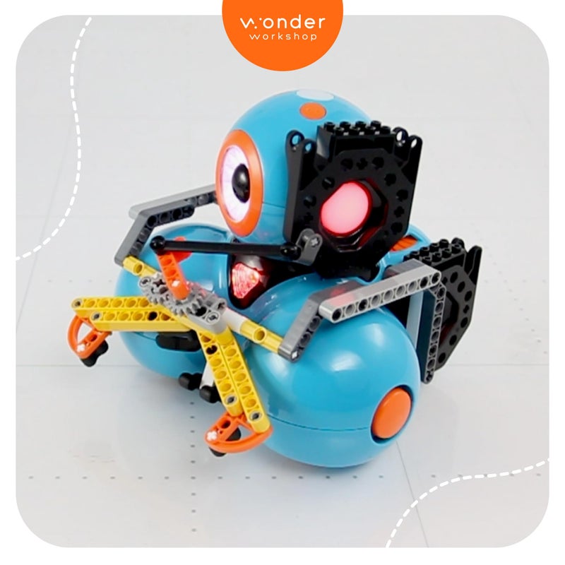 Wonder Workshop ورشة العجائب – مجموعة القبضة لروبوت داش للأطفال 6+ – تطبيق STEM برمجة مجاني – تصور كودك، متعدد الألوان - Image 5