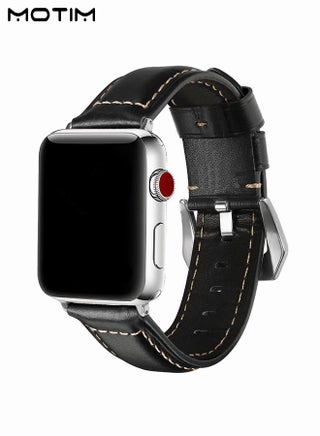 Leather Apple Watch Band 42mm 44mm 45mm 49mm M/L, Genuine Leather Wristband Replacement Strap for iWatch Ultra SE Series 10/9/8/7/6/5/4/3/2/1/Ultra 2 - pzsku/Z9A633C179258BD05D6FDZ/45/_/1734576083/dd9d03fd-c7e3-4137-95e5-9ec90ce81d32