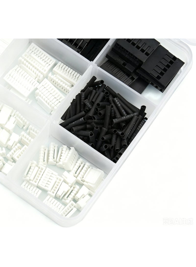 YelaJoy GH 1.25 to Dupont 2.54 Cable Kit, Pre Crimped Connector Wires Compatible with JST for Pixhawk Cube 6C 6X and Pixhawk 4 20cm Silicone Jumper Cables, Flight Controller Wiring Kit - Image 3