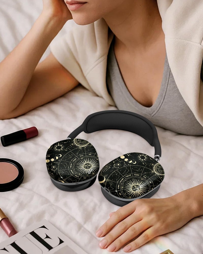 Joyleop for Airpods Max Case Covers - Elegant Durable Hard for AirPods Max Covers, Retro Headphones Case with Unique Design, Pretty Essential Accessories for Headphones, Constellation - Image 5