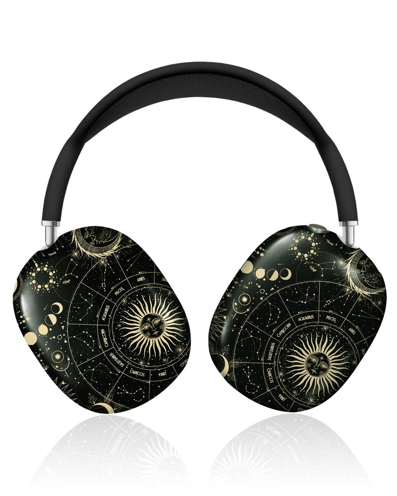 Joyleop for Airpods Max Case Covers - Elegant Durable Hard for AirPods Max Covers, Retro Headphones Case with Unique Design, Pretty Essential Accessories for Headphones, Constellation - Image 1