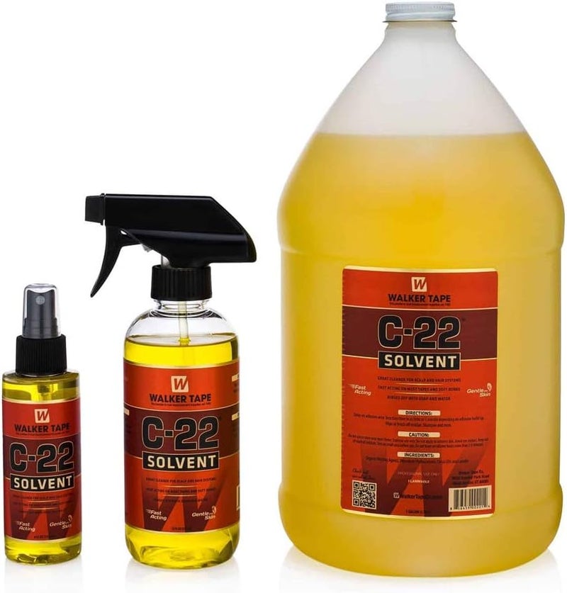 Walker Tape C-22 Solvent - 12 fl. oz Hair System Cleaner - Image 2