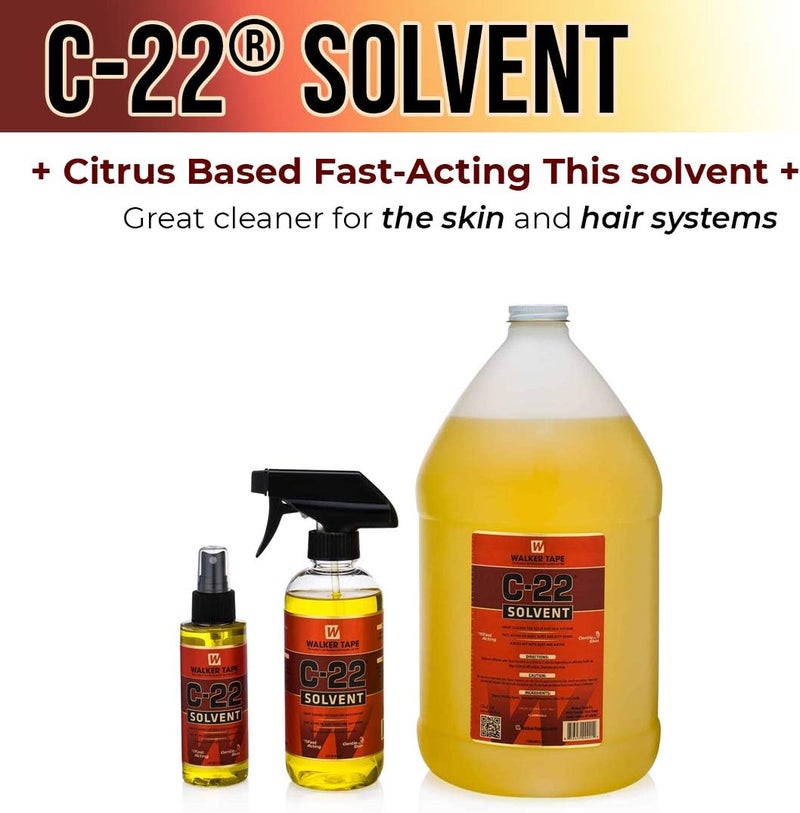 Walker Tape C-22 Solvent - 12 fl. oz Hair System Cleaner - Image 3