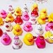 Cherislpy 36 Pcs Valentines Rubber DucksBath Showers AccessoriesMini 216 Duckies Bath Toys for Kids Girls Boys Valentines Day Party Favors Gift Exchange Valentines - Image 4