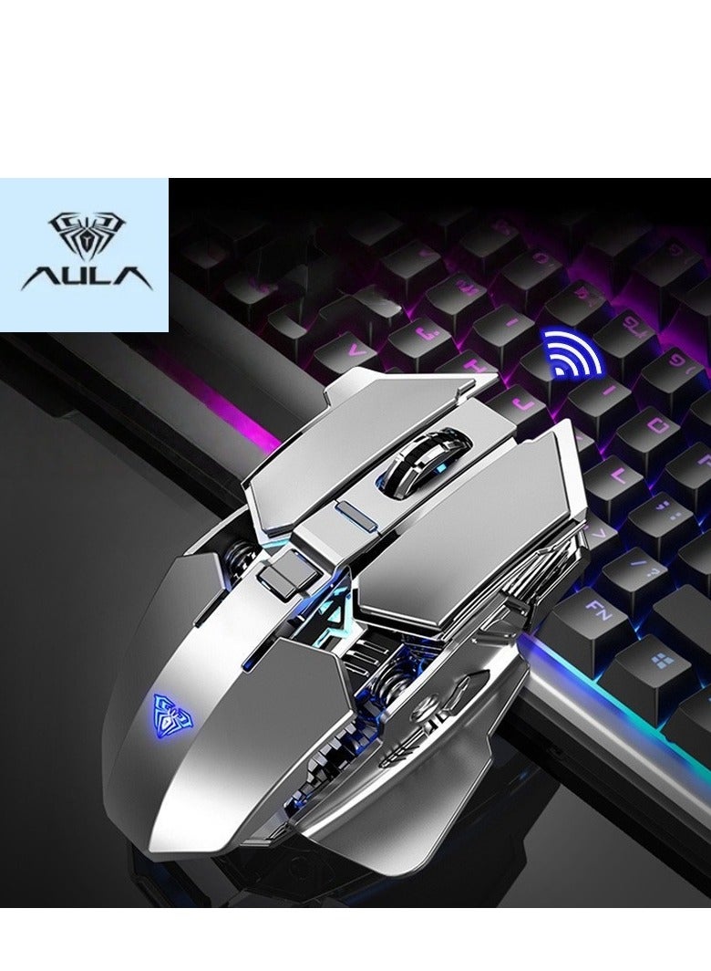 أولا ميكانيكية المعادن الرياضات الإلكترونية الألعاب الماوس اللاسلكي - Image 1