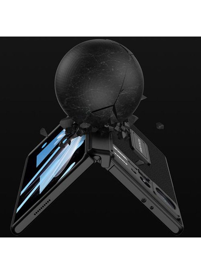 general The case is compatible with Xiaomi Mix Fold 2 with magnetic hinge protection, built-in screen protector and stand, PU leather phone case for Xiaomi Mix Fold 2 - Image 4