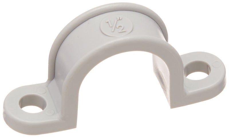 Products PVC Pipe Straps – 2 Hole – 1/2 Inch – Pipe Strap for Plastic Conduit Schedule 40 PVC – Heavy Duty Polythene – Resists Deterioration, Breakage, UV Ray Damage – 100 Pieces