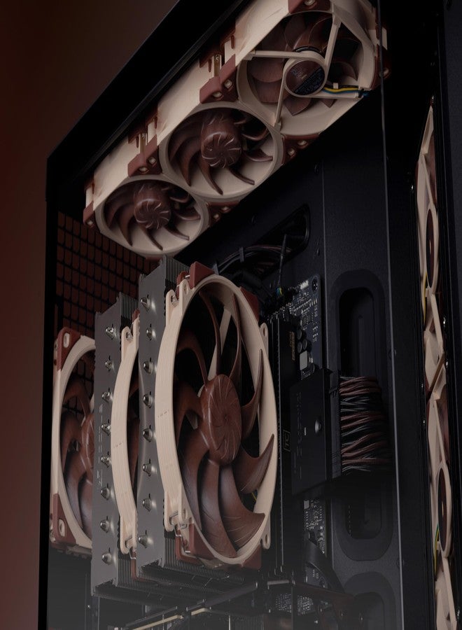 Noctua NF-A12x25 G2 PWM, Premium-Quality Quiet 120mm PC Fan (Brown) - Image 5