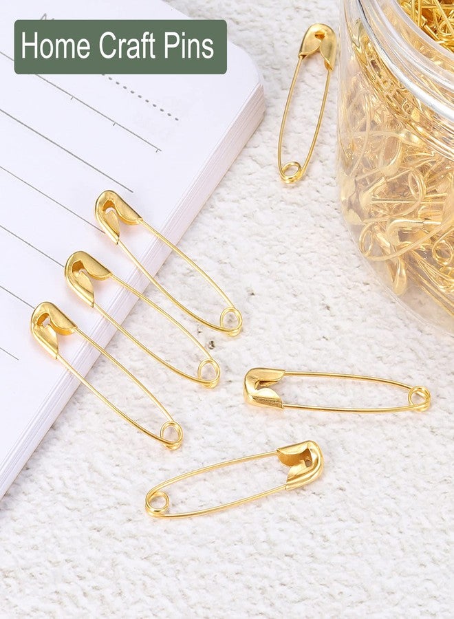 YOKIVE 240 Pcs Safety Pins, Sewing Pins | Great for Art, Craft, Clothing, Daily Use (Gold, 1-Inch) - Image 4