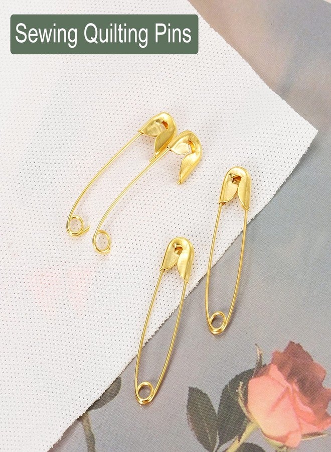 YOKIVE 240 Pcs Safety Pins, Sewing Pins | Great for Art, Craft, Clothing, Daily Use (Gold, 1-Inch) - Image 3