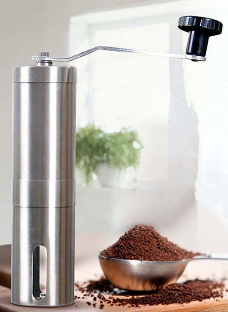 Manual coffee bean grinder Silver Label French press set (two pieces) - Image 3