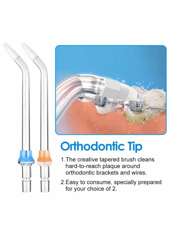 Ronsit Replacement Orthodontic Tips Compatible with Waterpik Water Flossers and Other Brand Oral Irrigators (4-pack) - Image 2