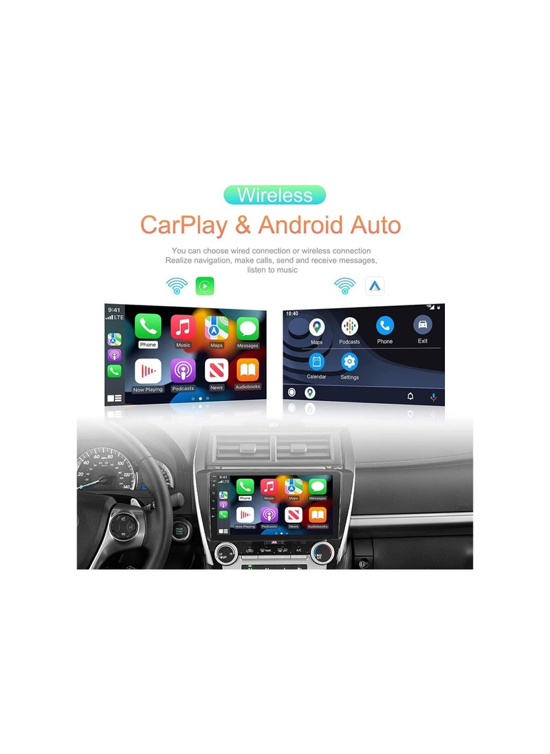 SHEZA STAR - Android Screen For Toyota Camry 2012 2013 2014 2015 2016 2GB RAM 32 GB ROM Support Apple Carplay 10 Inch Full Touch IPS Screen Player with Backup Camera Included - Image 1