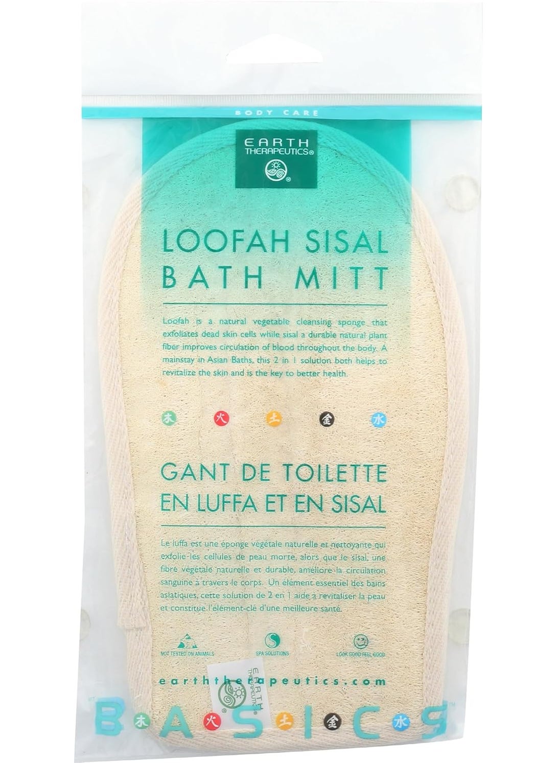 Earth Therapeutics EARTH THERAPEUTICS Loofah Sisal Bath Mitt, 1 EA 