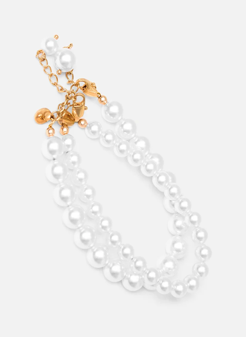 Lichi Set of two pearl bracelets