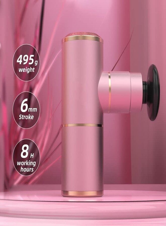 Elitetech Pro Deep Tissue Percussion Portable Muscle Pink Massager - Image 4