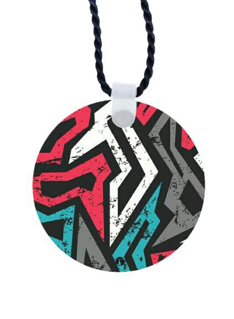 RKN Modern Art Printed Car Mirror Pendant - Image 2