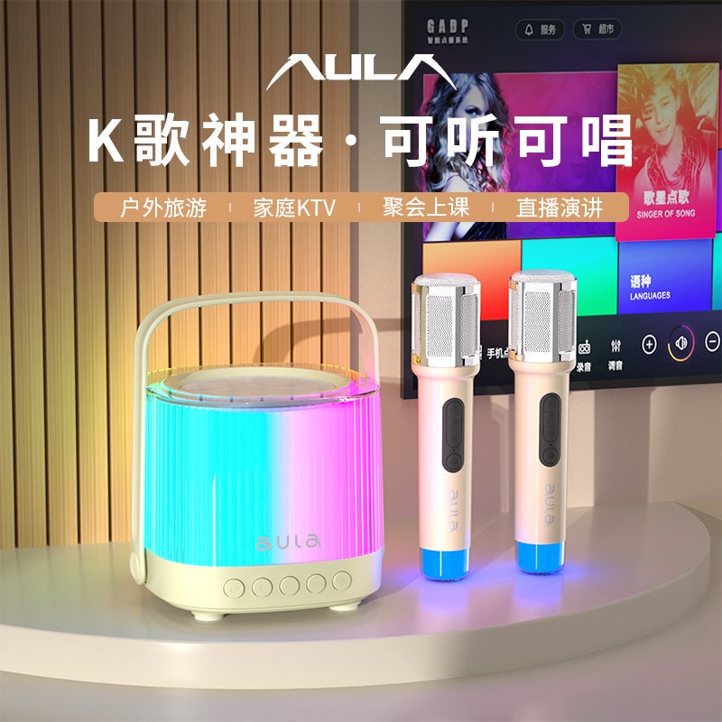 Tarantula K11 Bluetooth Speaker Wireless Audio Microphone Microphone Outdoor Karaoke Singing Small Family Ktv Portable - Image 2