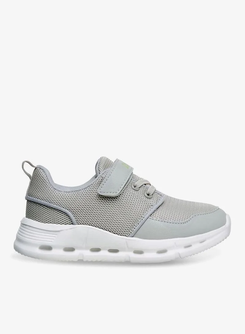 Dash Grey Boys Hook And Loop School Sports Shoes for Men | Best Price UAE
