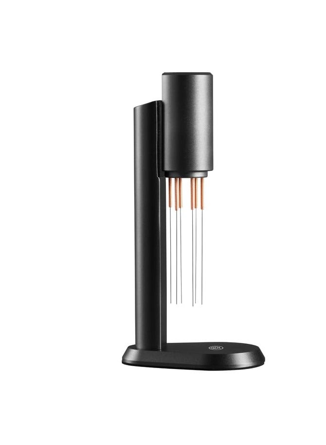 زيروهيرو مثقاب قهوة إسبرسو زيرو هيرو، أداة تقليب القهوة WDT، موزع بالإبر، مثقاب مغناطيسي ثاندر، 6 إبر من الفولاذ المقاوم للصدأ 304، (رمادي) - Image 1