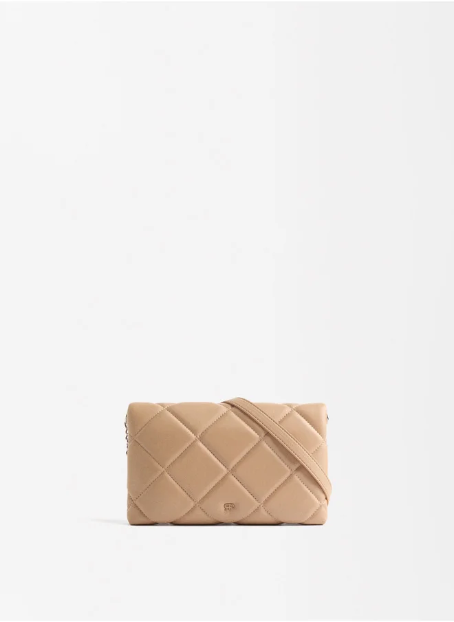 PARFOIS Quilted Crossbody Bag