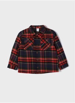 LC WAIKIKI Long Sleeve Plaid Patterned Baby Boy Shirt  - Image 1