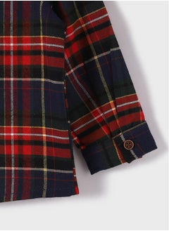 LC WAIKIKI Long Sleeve Plaid Patterned Baby Boy Shirt  - Image 4