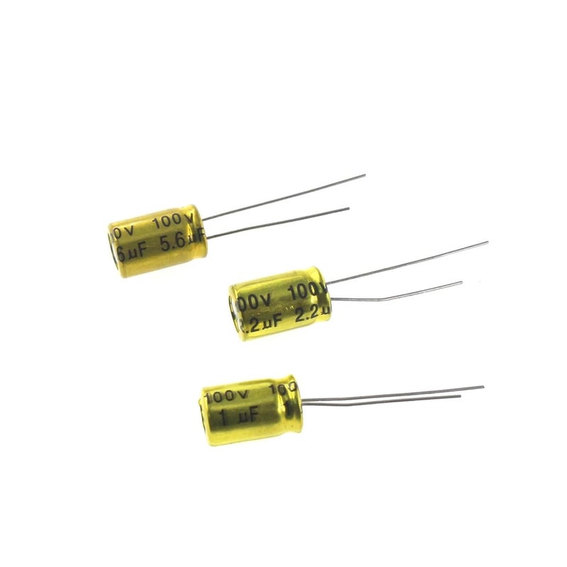 50Pcs 100V Non Polarity Polypropylene Audio Capacitor Set 1UF to 6 8UF Horizontal 1uf10X17 - Image 3