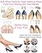 BLATOWN 10Pcs High Heel Comfort Pads Ball of Foot Cushions for Heels Silicone Shoe Inserts for Women Shoes Too Big Soft Shoe Pads Insoles for High Heels ClearSilicone - Image 4