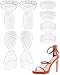 BLATOWN 10Pcs High Heel Comfort Pads Ball of Foot Cushions for Heels Silicone Shoe Inserts for Women Shoes Too Big Soft Shoe Pads Insoles for High Heels ClearSilicone - Image 1