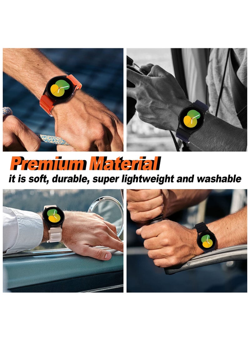 Anmi 20mm Watch Straps Compatible with Samsung Galaxy Watch 6 Classic 47mm 43mm Galaxy Watch 6/5/4 40mm 44mm/Galaxy Watch 5 Pro Sport Nylon Strap Amazfit GTS 4 Quick Release Strap - Image 3