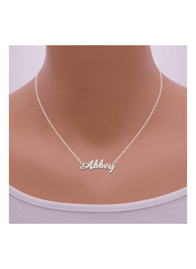 Generic - Collections 925 Sterling Silver Custom Name Necklace, Sterling Silver, No Gemstone, for Women - Image 1