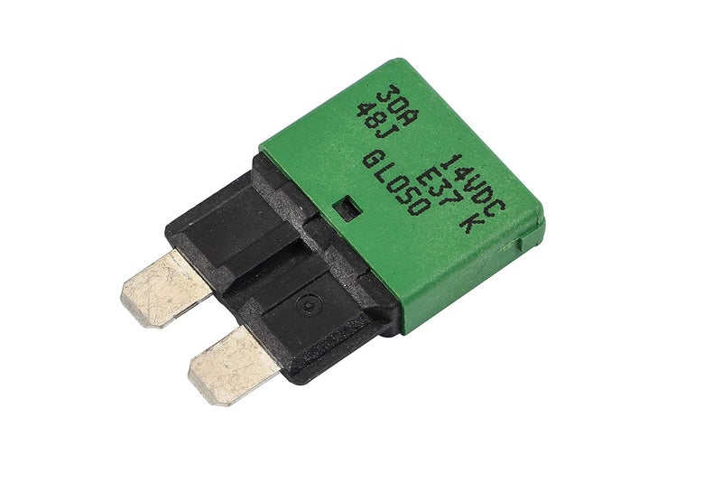 GLOSO E37 Auto Reset Low Profile ATC/ATO Circuit Breaker - 30A (1 Pack) - Image 1