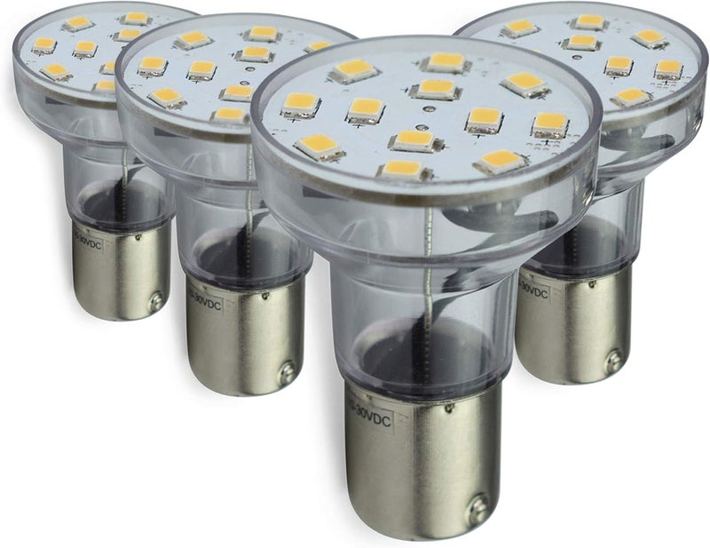 Leisure LED RV Trailer Motorhome LED Spot Light Bulb Natural White 4500K - 4-Pack - Image 1