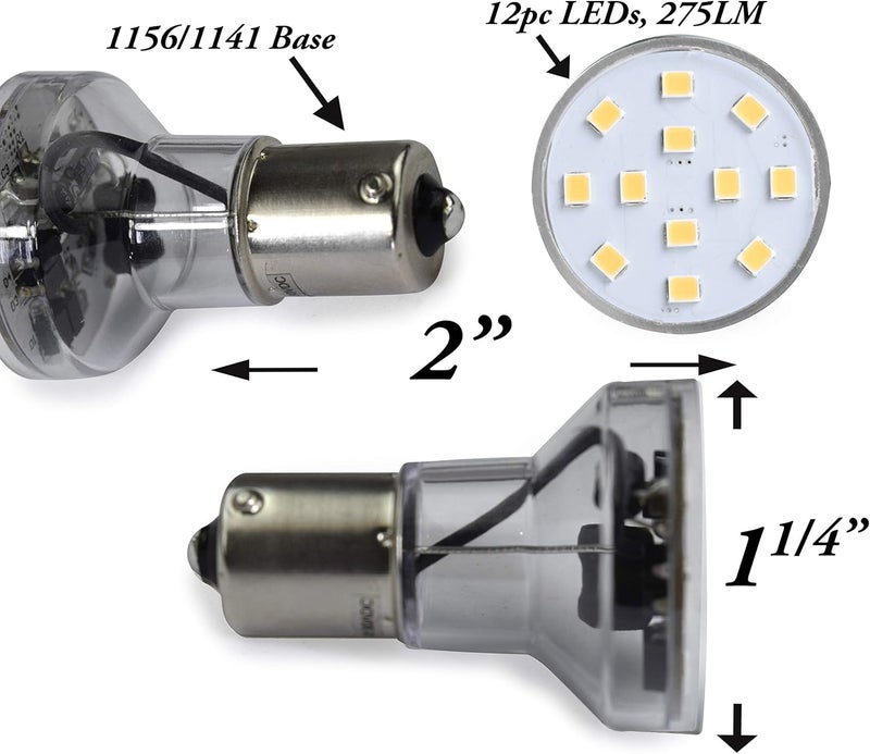 Leisure LED RV Trailer Motorhome LED Spot Light Bulb Natural White 4500K - 4-Pack - Image 2